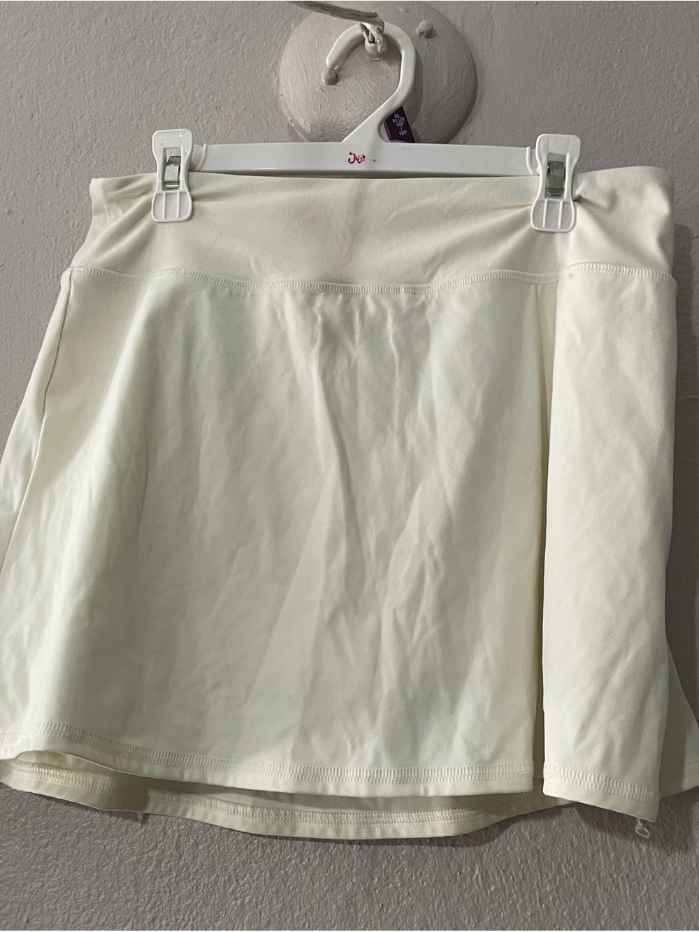 Forever 21 Cream Circle Skater Skirt